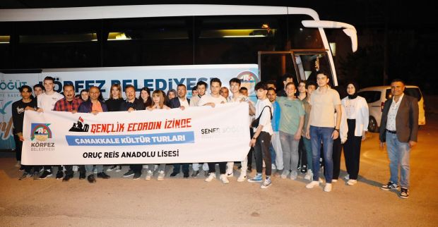 Körfezli öğrenciler Çanakkale’yi geziyor